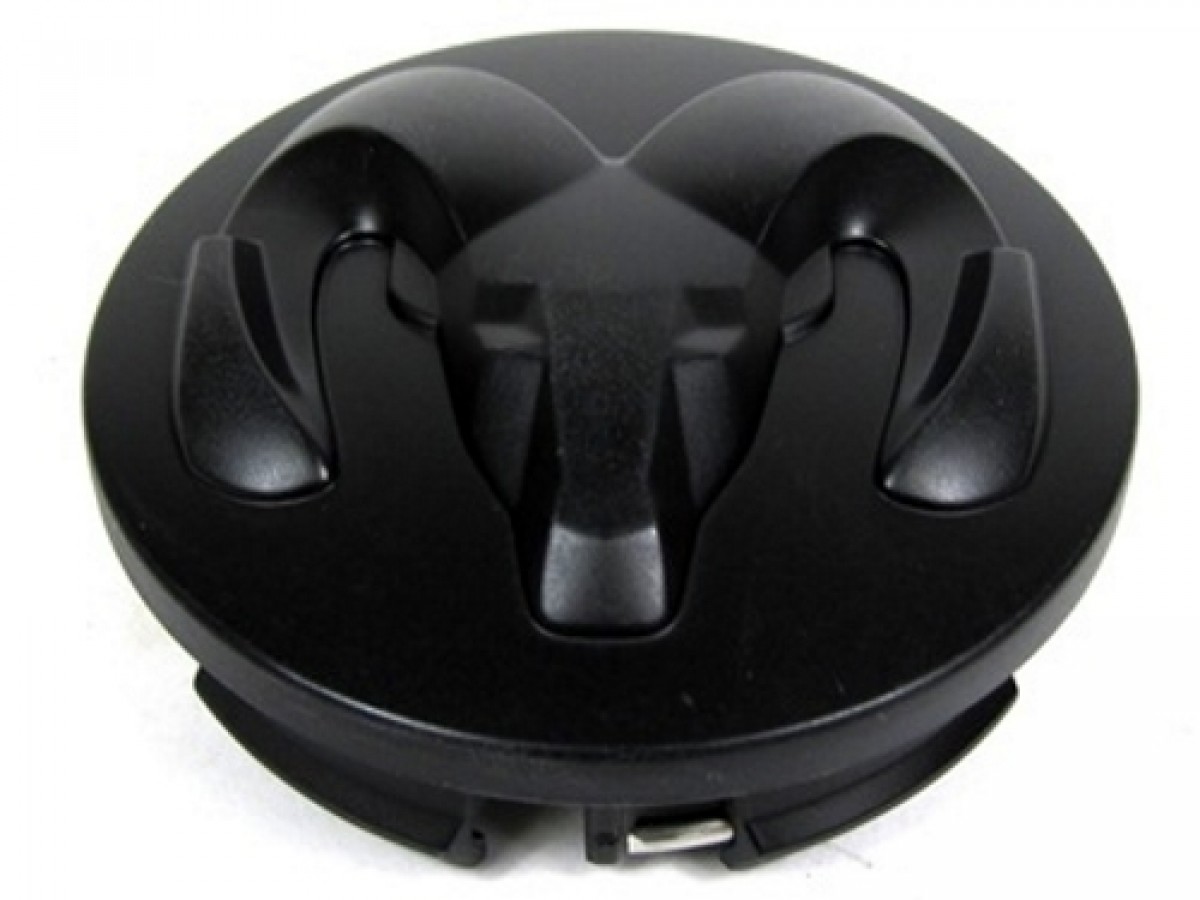 Black ram center caps clearance