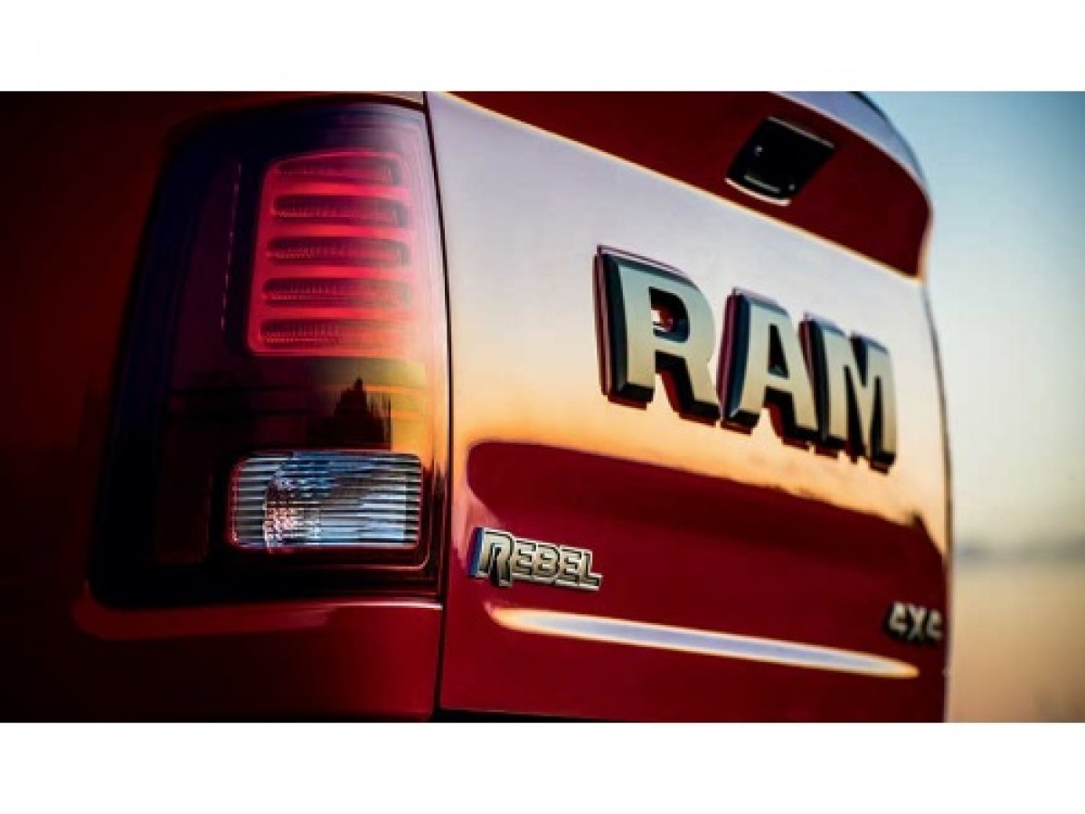Genuine Mopar Ram Ram Tailgate Lettering Black - RAMTAILKITBLK | RamsAreUs